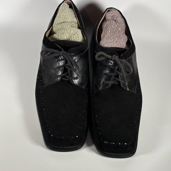 Humberto Pellegrini Men's Black Leather Dress Shoes